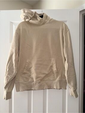Old Navy Beige/Cream Pullover Hoodie